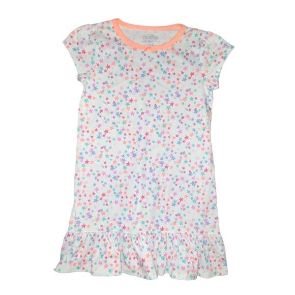 OshKosh B'gosh Pajamas Oshkosh Bgosh Girls Size 45 Stars Ruffle Hem